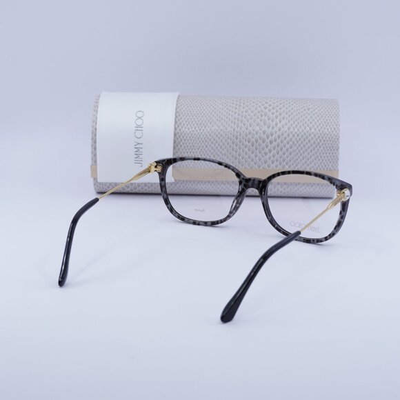 🕶️ New Jimmy Choo JC302 07T3 00 Eyeglasses - Black/Gold Frame 53mm - Picture 10 of 10